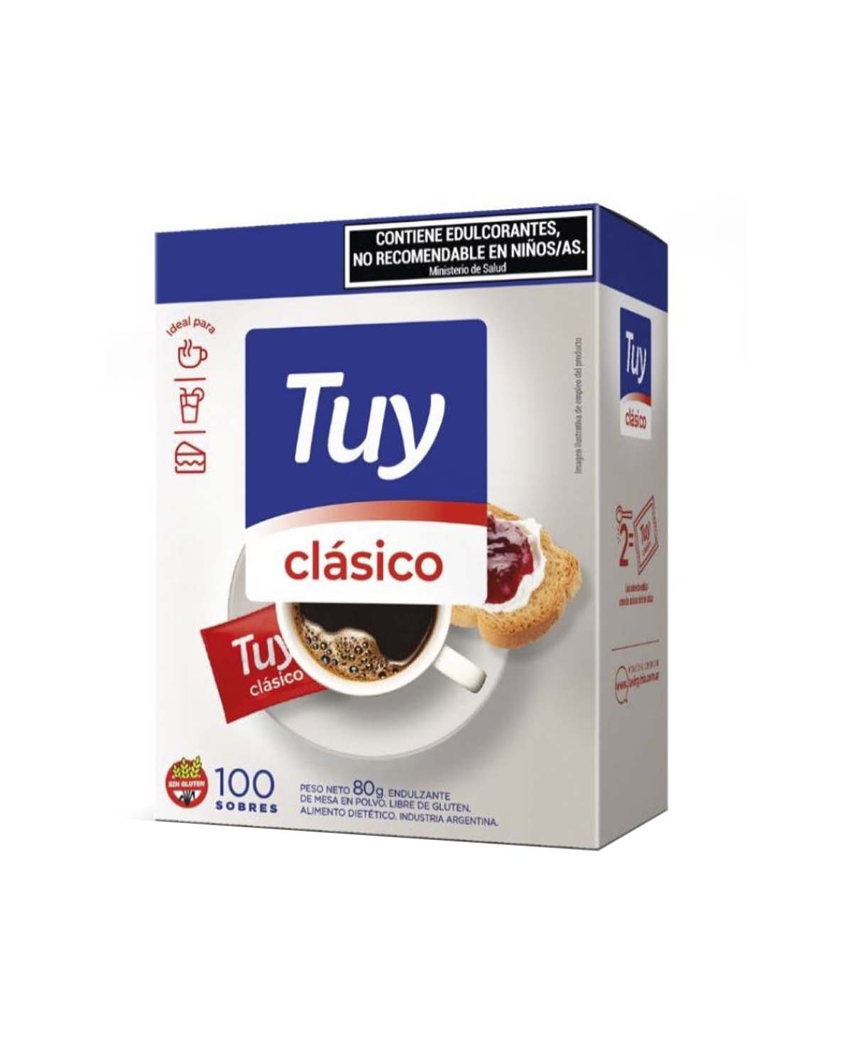Edulcorante Tuy Clásico en Sobres x 100 Un